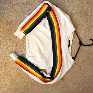 ABERCROMBIE & FITCH XS PRIDE CROPTOP